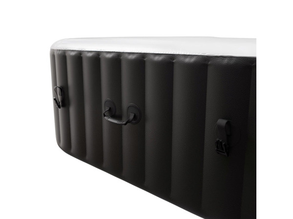 Opblaasbare Whirlpool - 4-6 personen - Zwart - Incl. LED – foto 7 – kavel bij XL Auctions