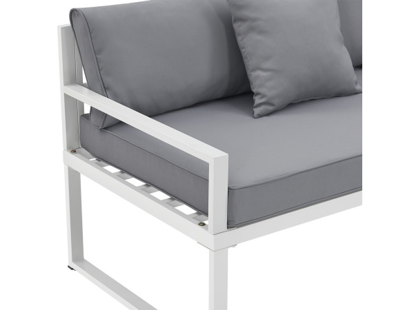 Juskys Loungeset / Tuinset St. Tropez - 4 personen - Staal / – foto 5 – kavel bij XL Auctions
