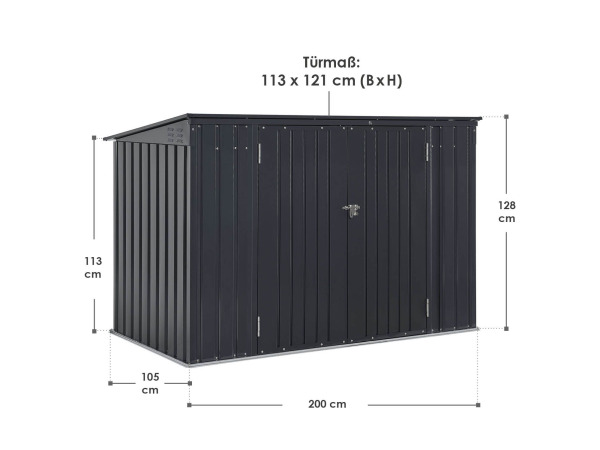 Opbergschuur / containerberging - 3 containers - Metaal – foto 4 – kavel bij XL Auctions
