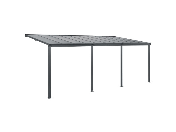 Terrasdak / Overkapping - Borneo - 6 x 3 m - Grijs – kavel bij XL Auctions