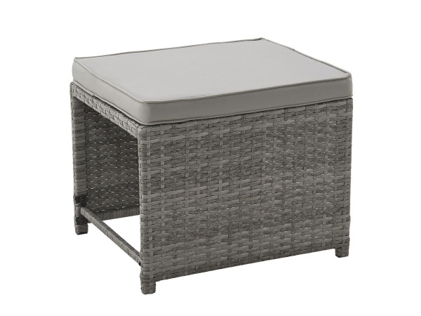 2 in 1 Polyrotan Loungeset Jamaika - Grijs – foto 8 – kavel bij XL Auctions