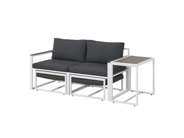 Tuinset / Loungeset Bari - 5-delig - Donkergrijs – foto 12 – kavel bij XL Auctions