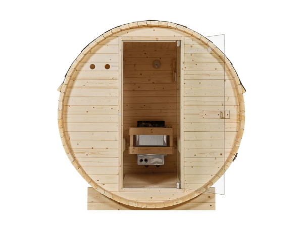 Barrelsauna Spitsbergen- 3,6 - 8 kW - 191x193x180 cm – foto 17 – kavel bij XL Auctions