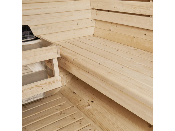 Barrelsauna Spitsbergen- 3,6 - 8 kW - 191x193x180 cm – foto 20 – kavel bij XL Auctions