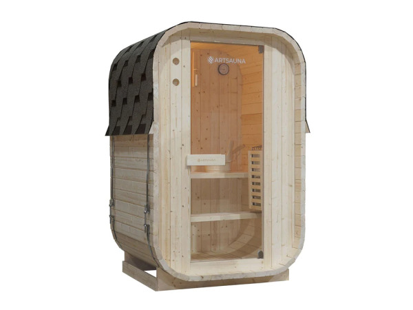 Barrelsauna Nolvik - Incl. Toebehoren - 120x128 x194 cm – foto 5 – kavel bij XL Auctions