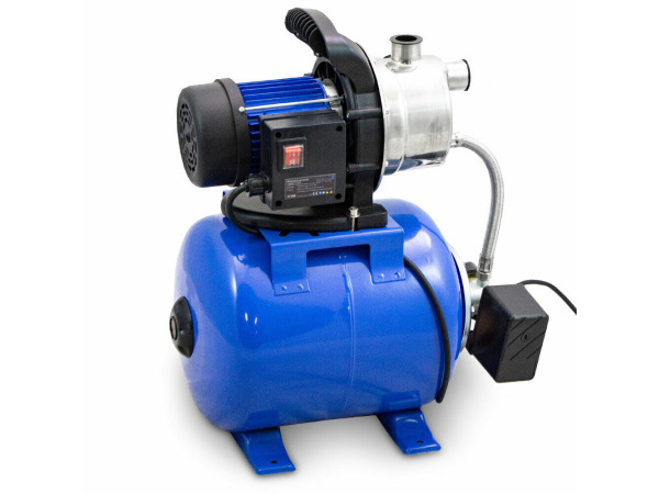 Tuinpomp - 1200W - 3800L/H - Staal - Blauw