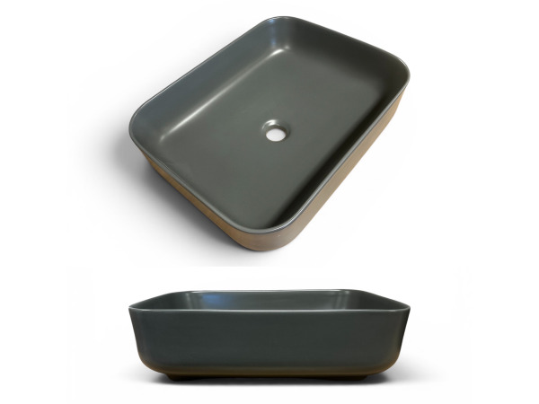 Casajoy Keramische Waskom Mat Grijs 50cm – foto 2 – kavel bij XL Auctions