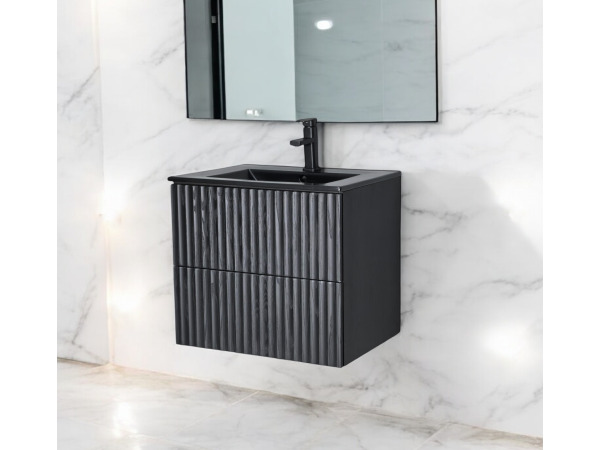 Casajoy Badkamermeubel zwart 60cm – foto 2 – kavel bij XL Auctions