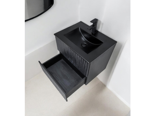 Casajoy Badkamermeubel zwart 60cm – foto 4 – kavel bij XL Auctions