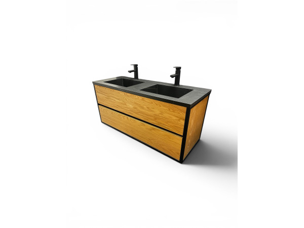 Casajoy Eiken badkamermeubel 120cm – foto 2 – kavel bij XL Auctions