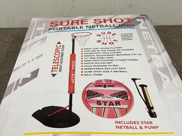 Sure Shot basketbalnet verplaatsbaar 2,7m – foto 2 – kavel bij XL Auctions