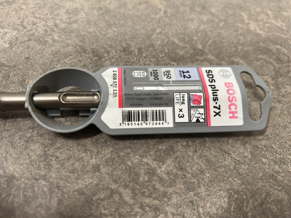 Bosch betonboor ø12x1000mm SDS plus-7X – foto 4 – kavel bij XL Auctions