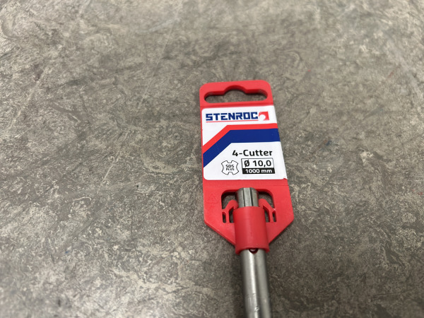 Stenroc betonboor ø10x1000mm SDS-Plus 4-Cutter – foto 3 – kavel bij XL Auctions