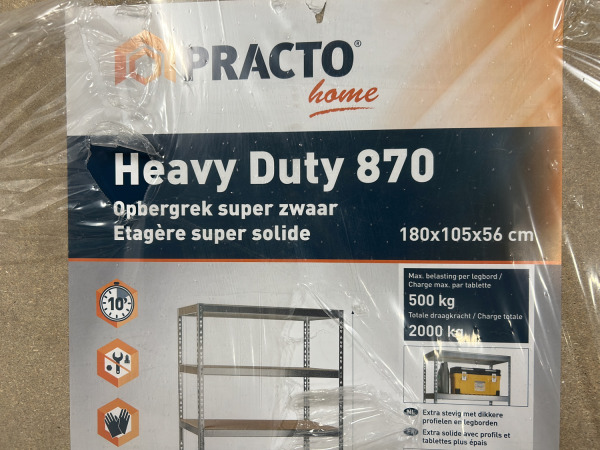 Practo stellingkast Heavy Duty 870 – foto 2 – kavel bij XL Auctions