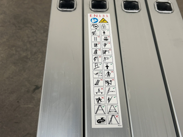Alumexx multi-vouwladder 4x3 treden – foto 4 – kavel bij XL Auctions