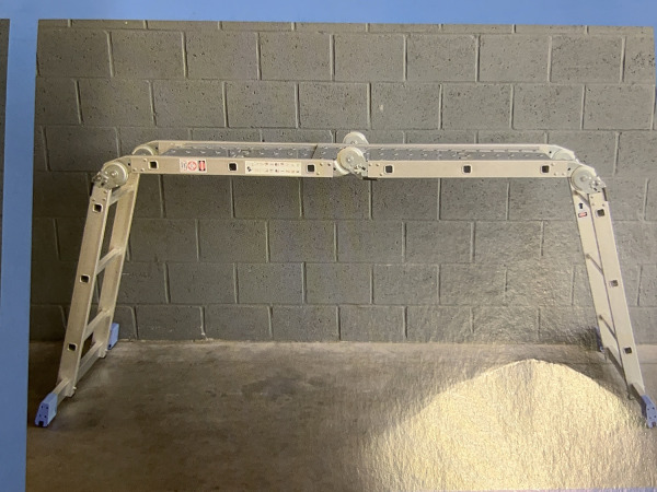Alumexx multi-vouwladder 4x3 treden – foto 6 – kavel bij XL Auctions