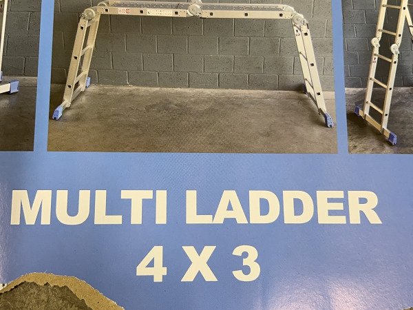 Alumexx multi-vouwladder 4x3 treden – foto 8 – kavel bij XL Auctions