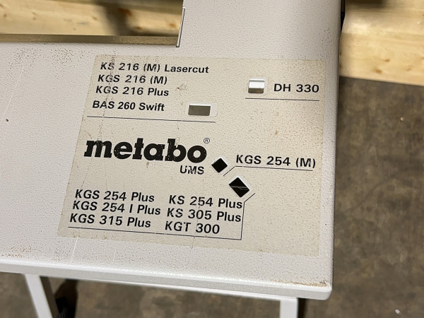 Metabo onderstel UMS – foto 5 – kavel bij XL Auctions
