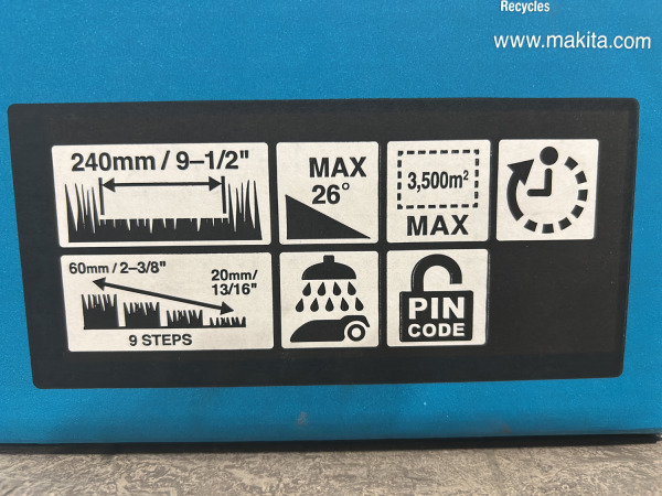 Makita robotgrasmaaier 18V RM350D – foto 4 – kavel bij XL Auctions