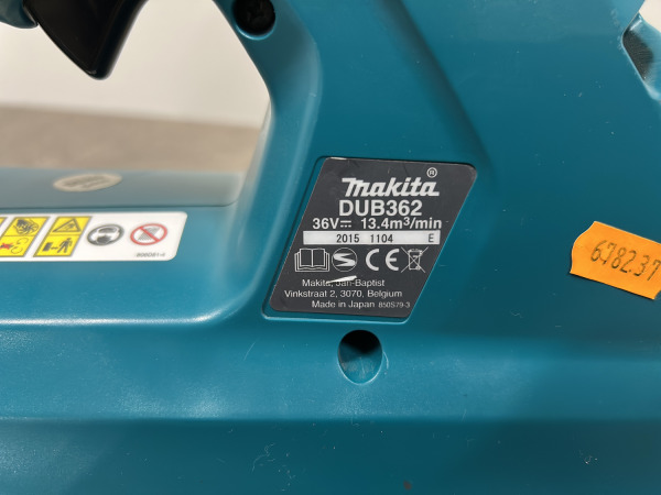 Makita accu bladblazer 2x18V body DUB362Z – foto 6 – kavel bij XL Auctions