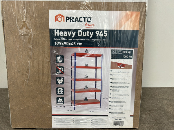 2x Practo stellingkast Heavy Duty 945 – foto 2 – kavel bij XL Auctions