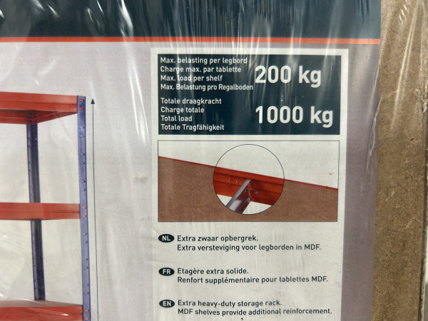 2x Practo stellingkast Heavy Duty 945 – foto 3 – kavel bij XL Auctions