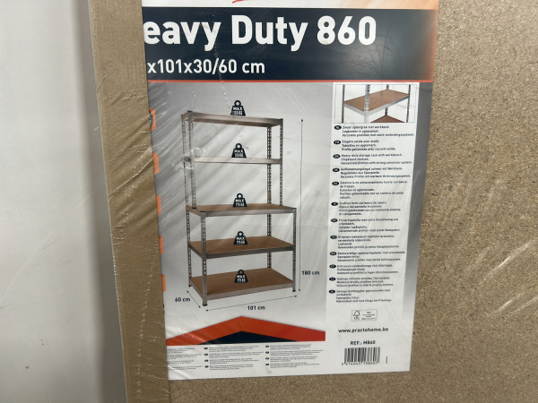 6x Practo stellingkast Heavy Duty 860 – foto 2 – kavel bij XL Auctions