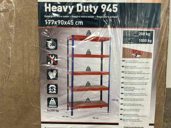 2x Practo stellingkast Heavy Duty 945 – foto 4 – kavel bij XL Auctions