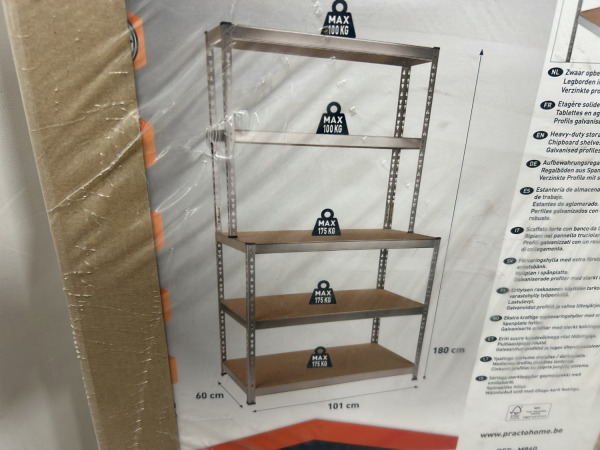 6x Practo stellingkast Heavy Duty 860 – foto 3 – kavel bij XL Auctions