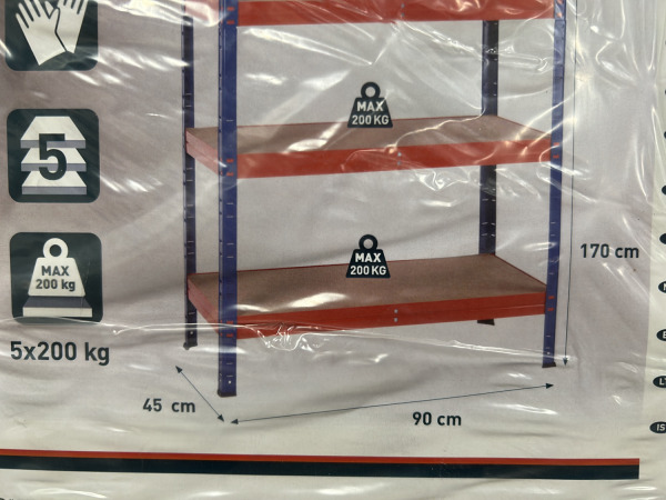 2x Practo stellingkast Heavy Duty 945 – foto 5 – kavel bij XL Auctions
