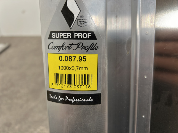Super prof spackmes 0,7x140x1000mm Comfort Profile – foto 5 – kavel bij XL Auctions
