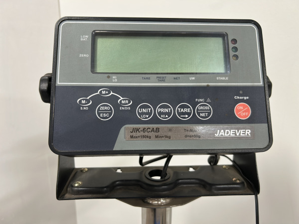 JADEVER platformweegschaal 150 kg JIK-6CAB – foto 3 – kavel bij XL Auctions