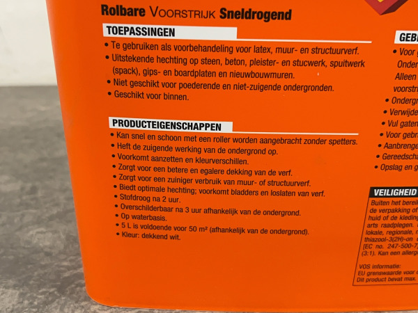 Alabastine rolbare voorstrijk en structuur verf – foto 3 – kavel bij XL Auctions