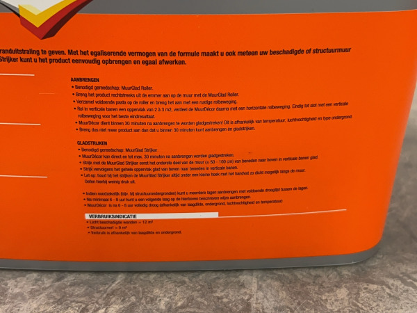 Alabastine rolbare voorstrijk en structuur verf – foto 8 – kavel bij XL Auctions