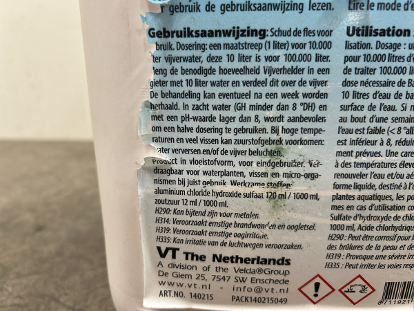 2x Velda vijverhelder 10000ml – foto 3 – kavel bij XL Auctions