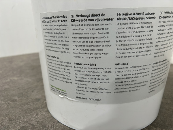 2x Velda waterverbetering 15000ml KH Plus – foto 3 – kavel bij XL Auctions