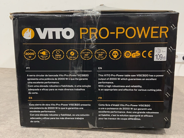 Vito zaagtafel ø315mm met afschuining Pro-Power – foto 11 – kavel bij XL Auctions