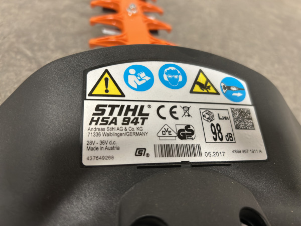 Stihl accu heggenschaar 36V HSA 94 T – foto 9 – kavel bij XL Auctions