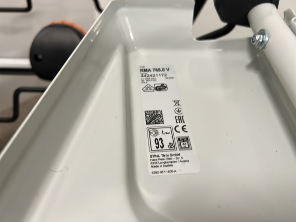 STIHL accugrasmaaier 63cm RMA 765.0 V – foto 12 – kavel bij XL Auctions