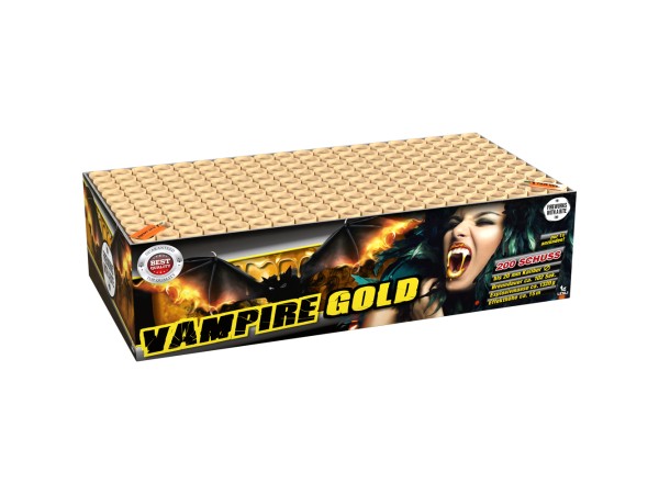 Vampire Gold (03812) 200 Shots Compound Vuurwerk