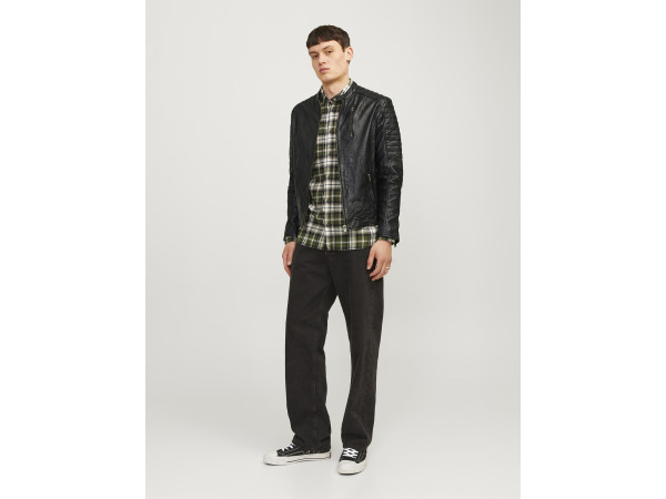 Jack & Jones Richard Leather Jacket Zwart - S – foto 4 – kavel bij XL Auctions