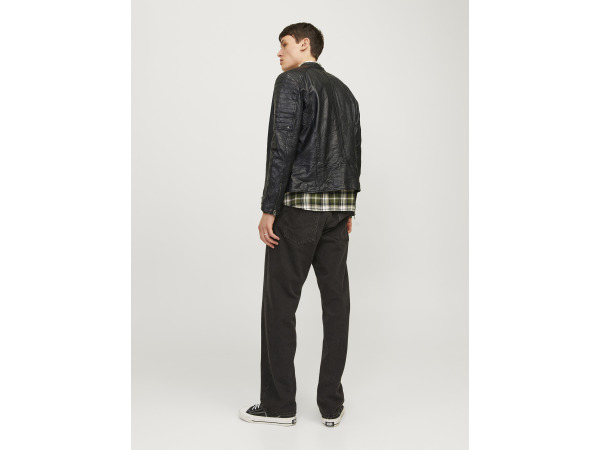 Jack & Jones Richard Leather Jacket Zwart - S – foto 5 – kavel bij XL Auctions