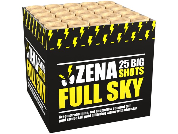 6x Zena Full Sky (01638) 25-shots Cakebox