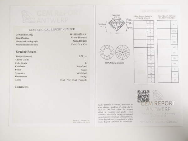 0.78ct Diamond Ring – foto 7 – kavel bij XL Auctions