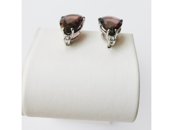 7.23ct Tourmaline and Diamond Earrings – foto 5 – kavel bij XL Auctions