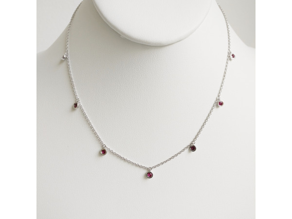 0.65ct Ruby Necklace
