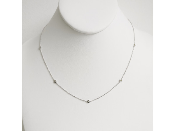 0.28ct Diamond Necklace – foto 2 – kavel bij XL Auctions