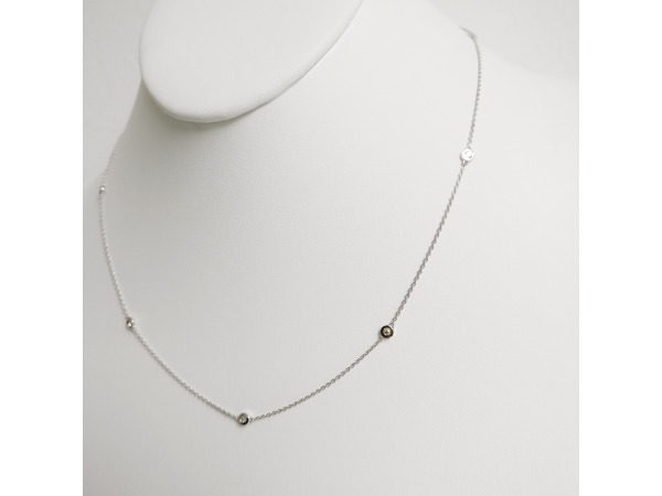 0.28ct Diamond Necklace – foto 5 – kavel bij XL Auctions