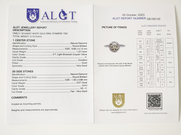 1.49ct Diamond Ring – foto 7 – kavel bij XL Auctions