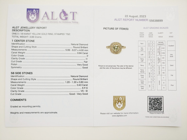 1.37ct Diamond Ring – foto 7 – kavel bij XL Auctions